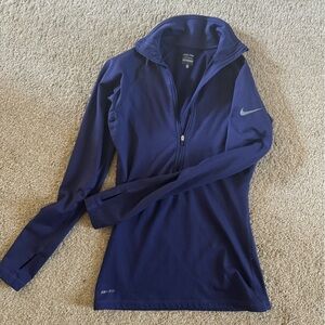 Nike pro dri-fit quarter zip fleece jacket